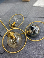 Moderne Glazen Hanglampen voor Slaapkamer Bedlamp Badkamer Hanglamp Plafond Kroonluchters Hotel Restaurant Decoratie Ring