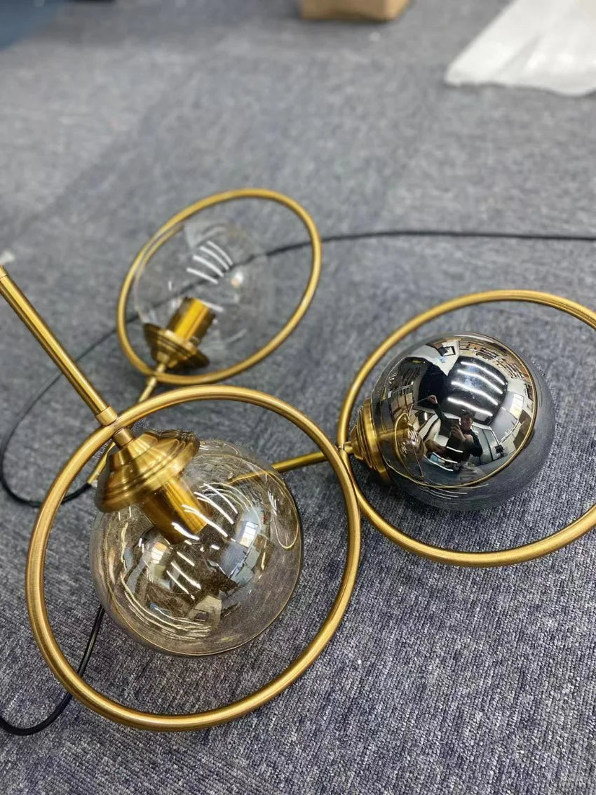 Moderne Glazen Hanglampen voor Slaapkamer Bedlamp Badkamer Hanglamp Plafond Kroonluchters Hotel Restaurant Decoratie Ring