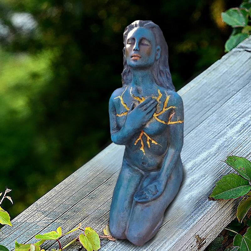 Genezing Godin Sculptuur: Hars abstract