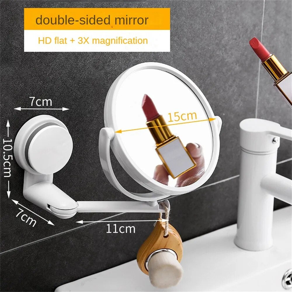 All-Angle Elegance 3X Vergrotende Wandspiegel | Troscana