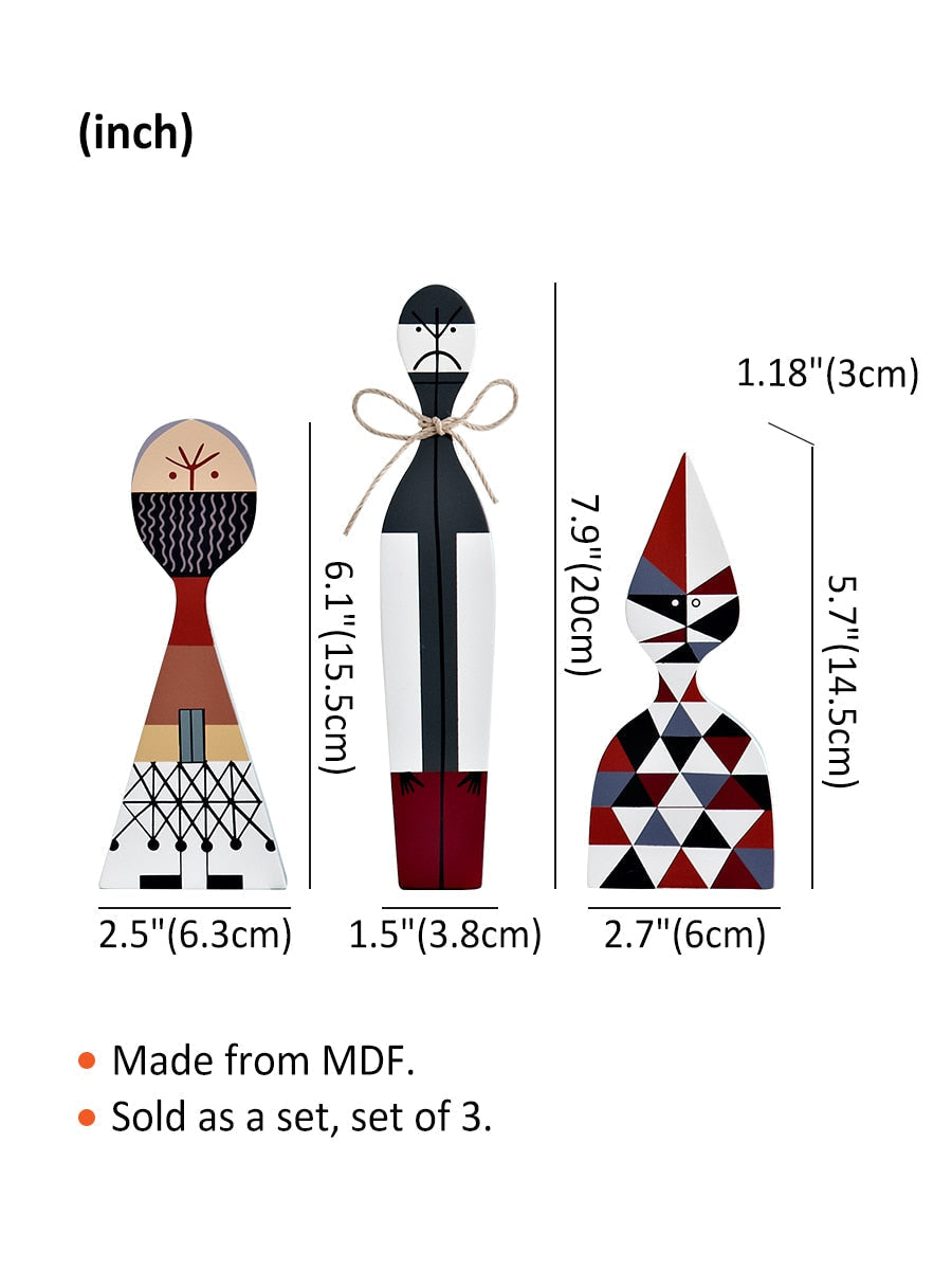 Handgemaakte Houten Figuren