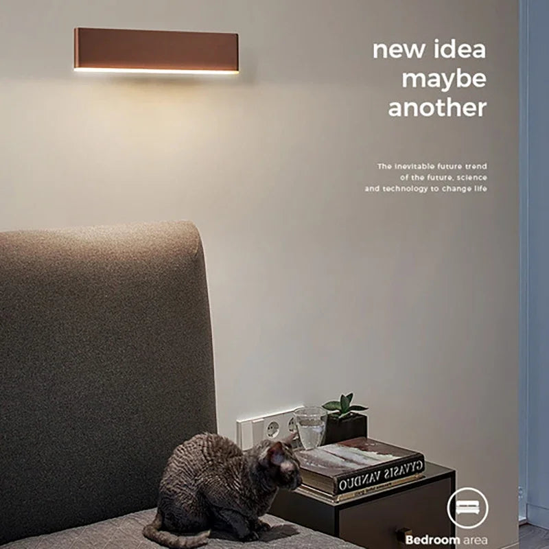Moderne LED Wandlamp – Draaibare Aluminium Wandlamp voor Woonkamer, Slaapkamer, Eetkamer en Huisdecoratie – Op & Neer Binnen Wandlamp