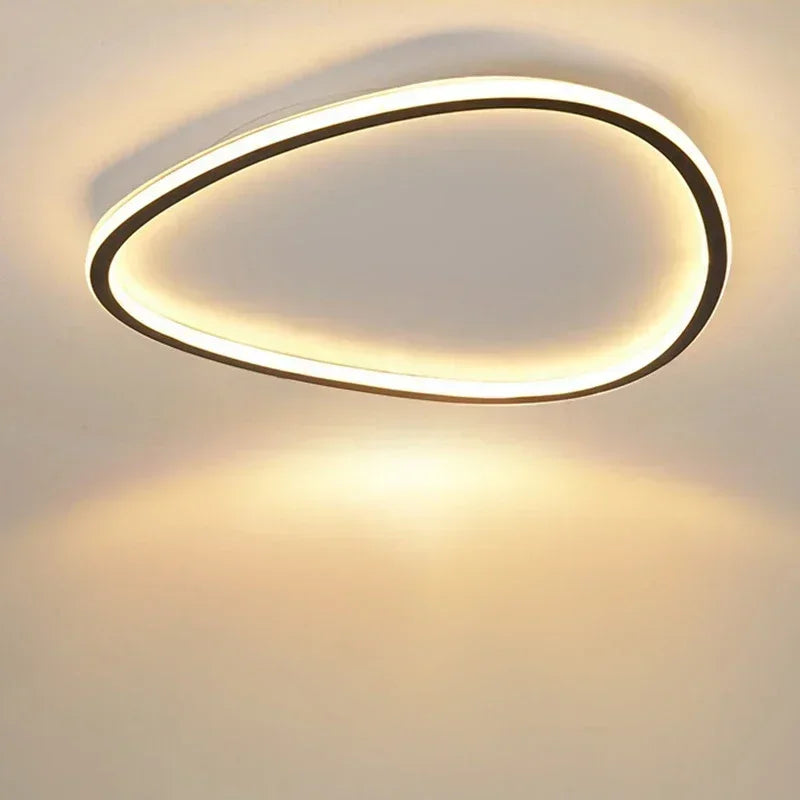 Moderne LED Plafondlamp - Elegante Ovale Ontwerp voor Veelzijdige Binnenverlichting