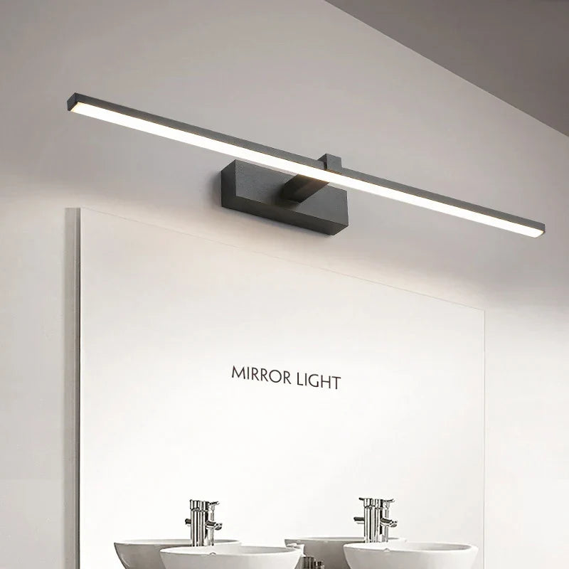 Moderne LED Wandlamp voor Badkamer - 3-Kleur Verstelbare Licht Aluminium LED Spiegel Lamp voor Make-up en Baddertijd