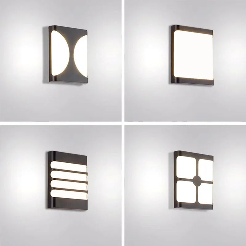 Moderne LED Buiten Wandlamp – Waterdichte Tuinwandlamp, Wandverlichting voor Gang, Balkon en Ingang Decor