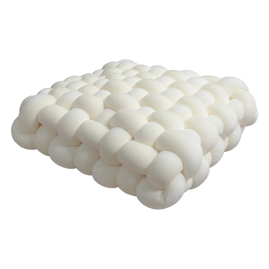 Chunky Woven Knot Cushion | Troscana