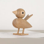 Een klein vogeltje vertelde me, Nordic houten ornament