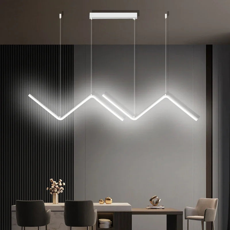Moderne LED Hanglamp – Slimme Afstandsbediening met Verstelbare Helderheid & Kleurtemperatuur voor Eetkamer, Woonkamer en Slaapkamer
