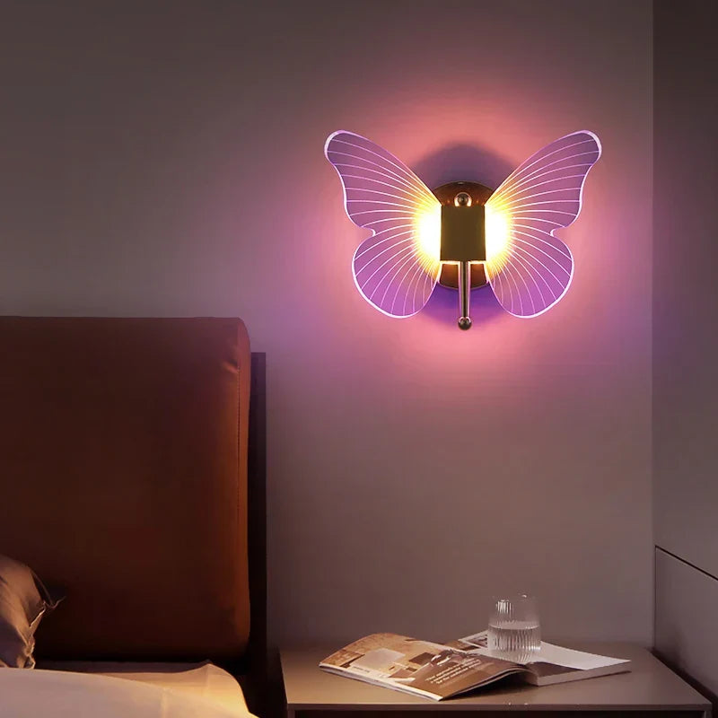 Butterfly LED Wandlamp: Voeg Kleurrijke Elegant toe aan Uw Ruimte