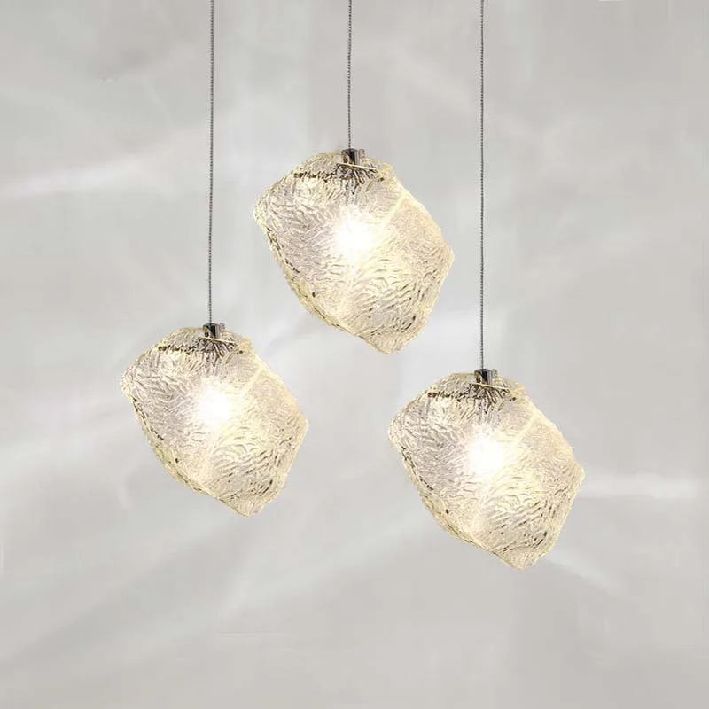 Nordic Glass Hanglamp – Hedendaagse LED Verlichting voor Eettafel, Bar en Entreehal