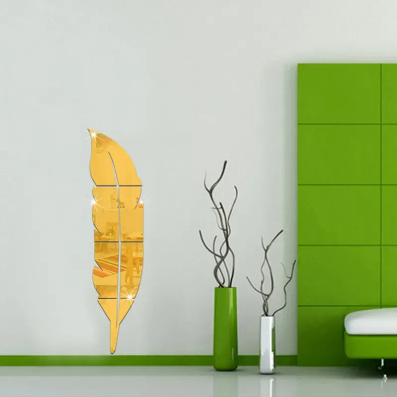 Troscana | 3D Veer Kunst Spiegel Muur Sticker