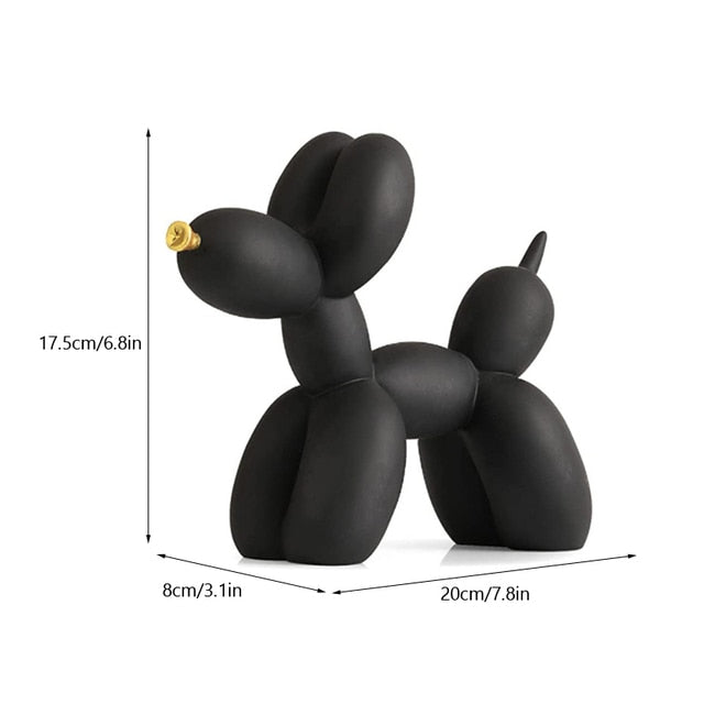 Luxueuze woondecoratie, balloondog decoratie, bureau accessoires, dierdecoratie, moderne populaire kunst, Noorse beelden