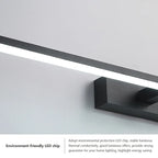 Moderne LED Wandlamp voor Badkamer - 3-Kleur Verstelbare Licht Aluminium LED Spiegel Lamp voor Make-up en Baddertijd