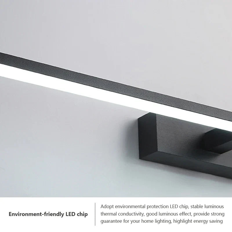 Moderne LED Wandlamp voor Badkamer - 3-Kleur Verstelbare Licht Aluminium LED Spiegel Lamp voor Make-up en Baddertijd