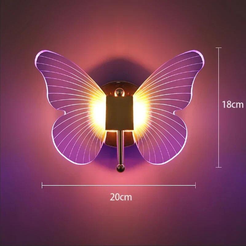Butterfly LED Wandlamp: Voeg Kleurrijke Elegant toe aan Uw Ruimte