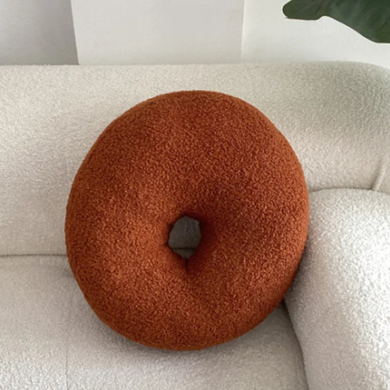 Nordic Bouclé Abstract Kussen – Minimalistisch Pluche Kussen | Troscana