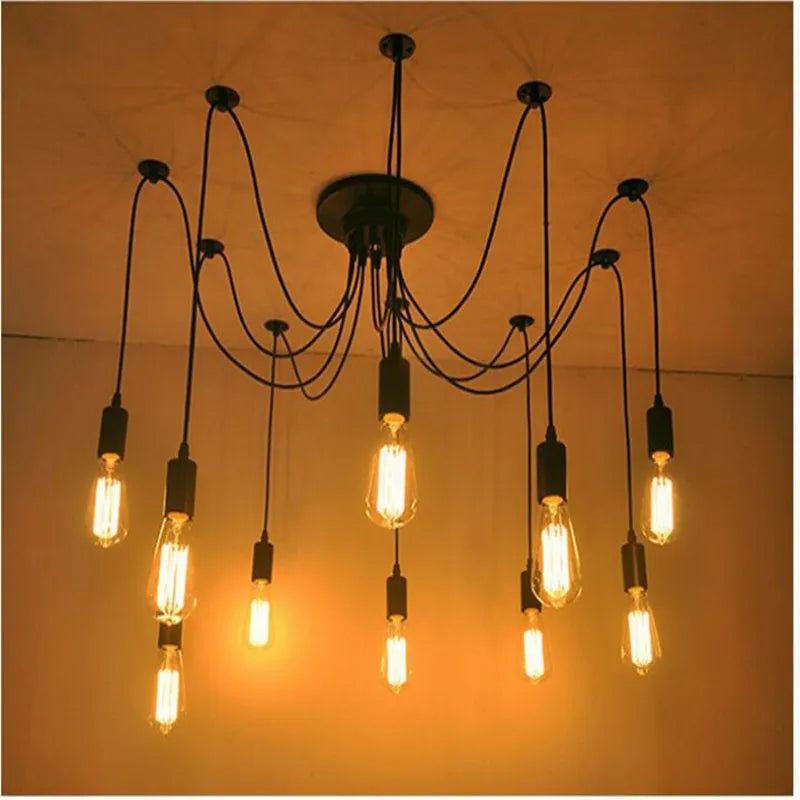 DIY Hanglampen: Moderne Retro Kroonluchter voor Stijlvolle Thuisdecoratie