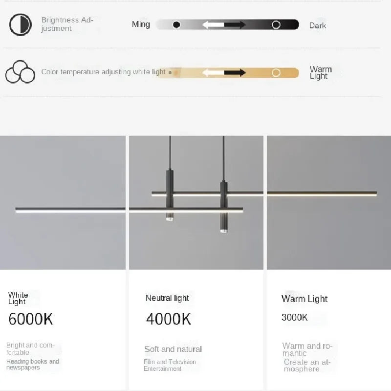 Moderne LED Hanglampen - Minimalistische Verlichting voor Keuken eiland, Bar en Eettafel