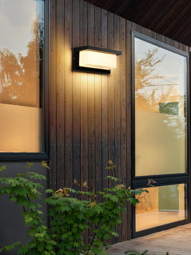 Moderne LED Buiten Wandlamp met Bewegingssensor - Waterdichte Verluchte Verlichting, Buitenverlichting Fixture