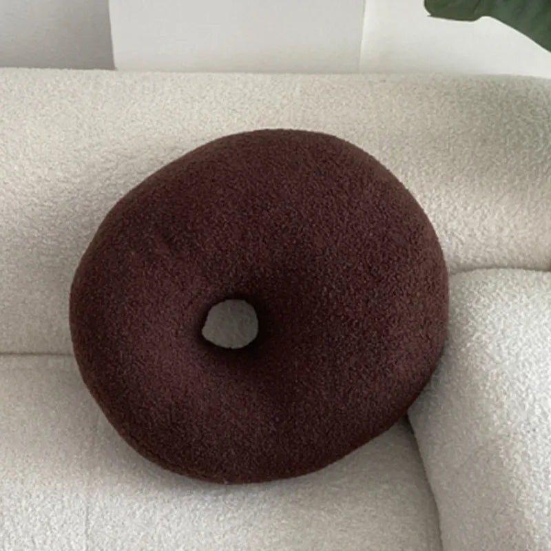 Nordic Bouclé Abstract Kussen – Minimalistisch Pluche Kussen | Troscana