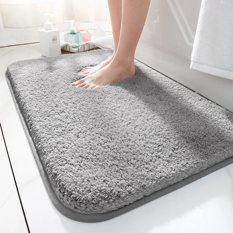 SoftStep Luxe Badmat – Extra Dikke Microfiber Mat met Anti-Slip en Hoge Absorptie