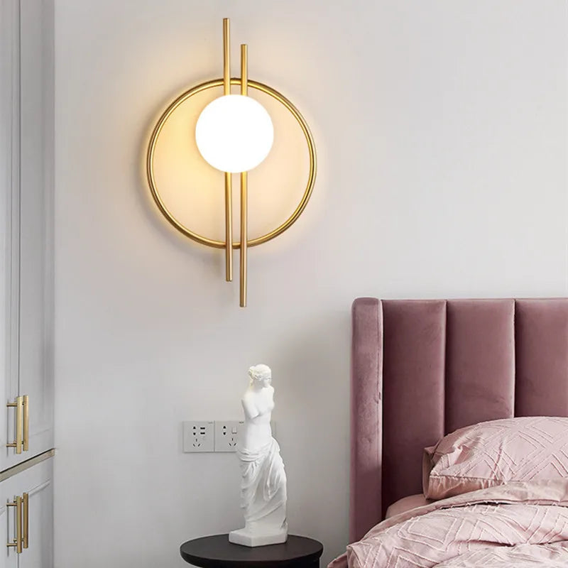 Licht Luxe Moderne Wandlamp voor Woonkamer en Slaapkamer