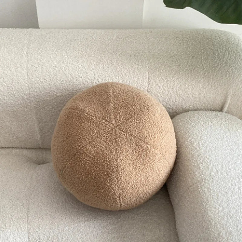 Nordic Bouclé Abstract Kussen – Minimalistisch Pluche Kussen | Troscana