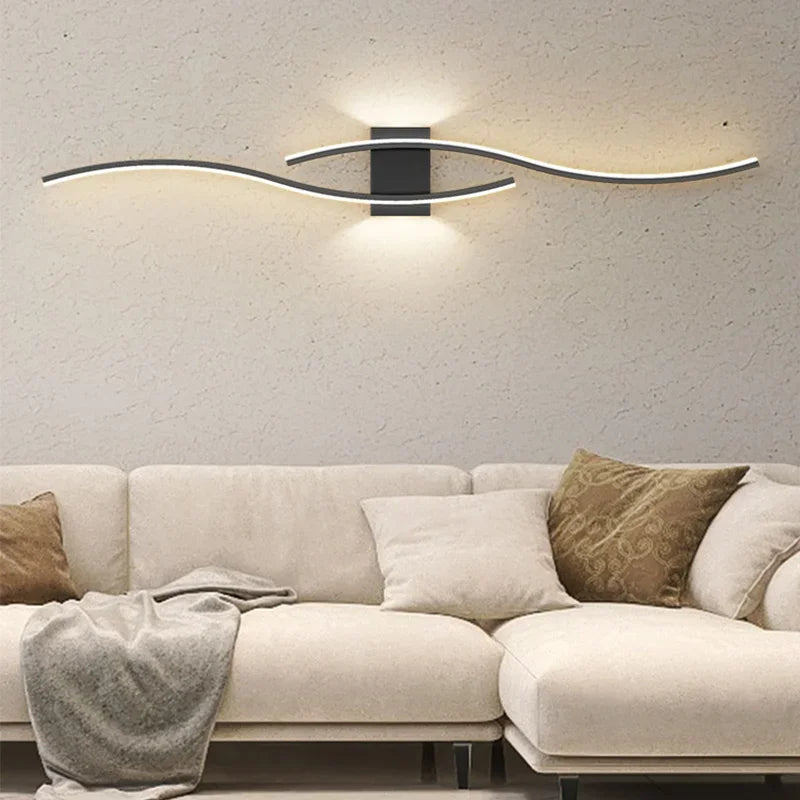 Moderne LED Wandlamp - Zwarte, Witte en Gouden Wandlicht Sconces voor Woonkamer, Slaapkamer, Nachtkastje en Decoratieve Verlichting