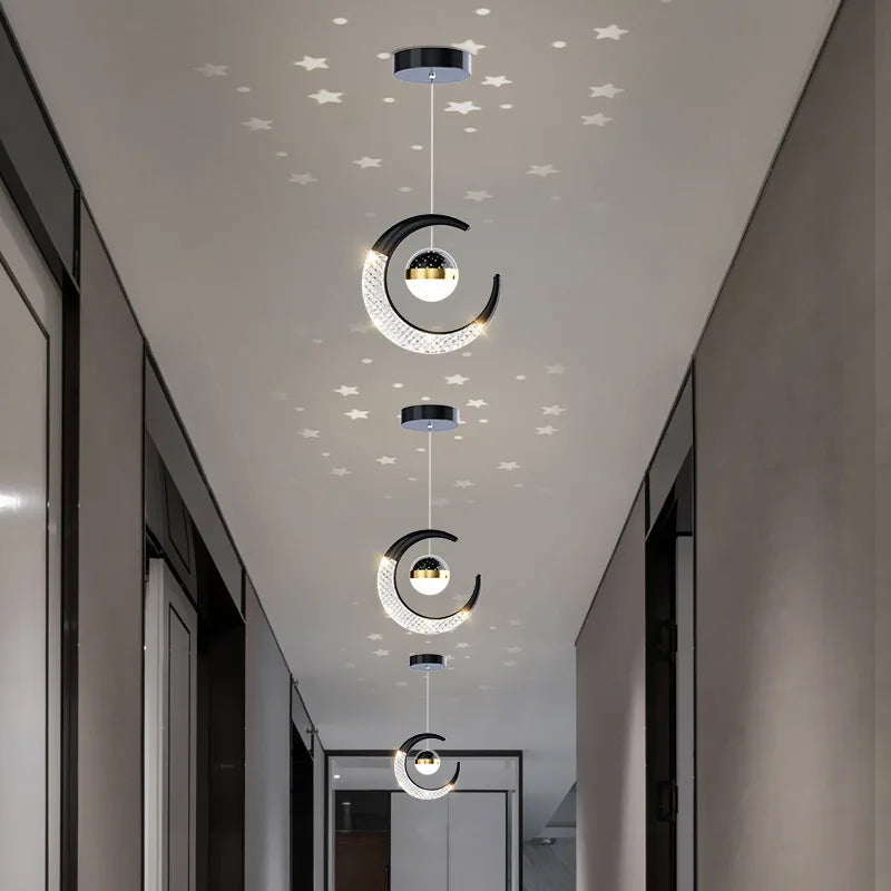 Home Decor Gangpad Aisle Plafondlamp - Sterrenachtige Sfeer LED Plafond Hanglamp