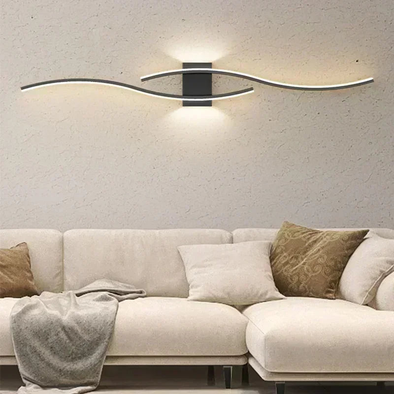 Moderne LED Wandlamp - Dimbare Op- en Neerwaartse Wandlamp voor Slaapkamer, Woonkamer en Interieur Ruimtes