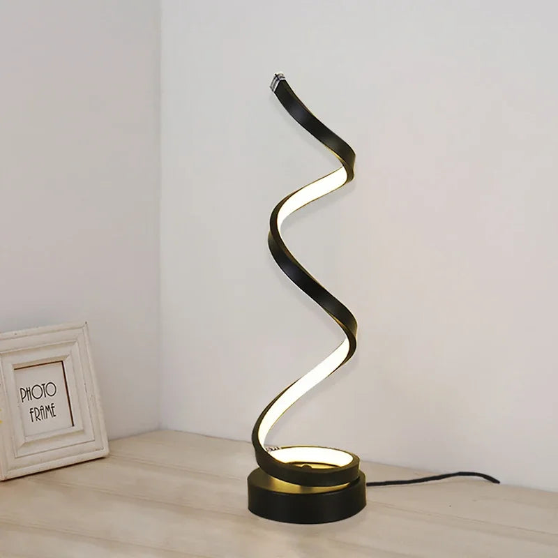 Moderne LED Tafel Lamp – Snake Eye Bescherming Bureau Lamp voor Slaapkamer, Woonkamer, Kantoor en Studie