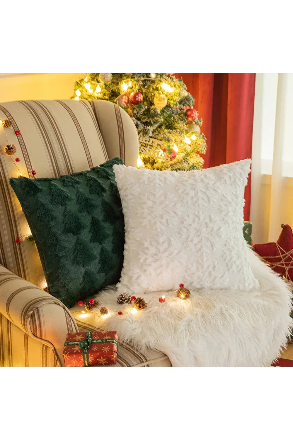 Plush decorative cushion cover | Troscana