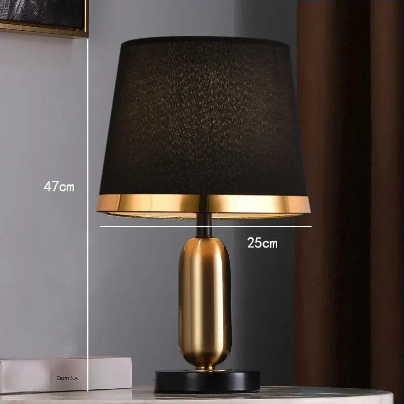 Europese Retro Slaapkamer Nachttafel Lamp - Moderne Amerikaanse Decoratieve Verlichtingsarmatuur