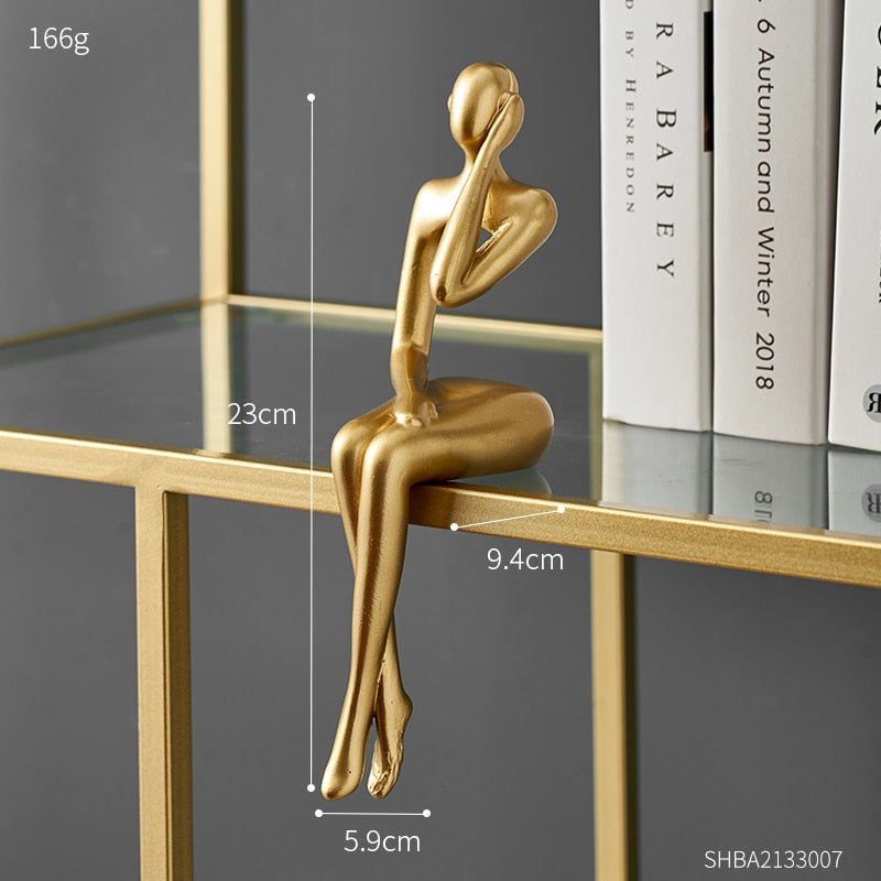 Moderne Figurines Abstracte Woondecoratie Sculptuur