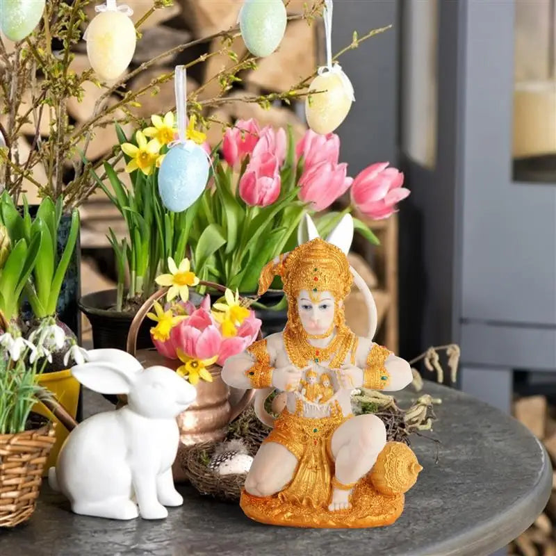 1 Stuk Hanuman Boeddha Aap God Figurant Zuidoost-Aziatische Stijl Huis Sculptuur Heer Hanuman Standbeeld Boeddha Figuur Ornament