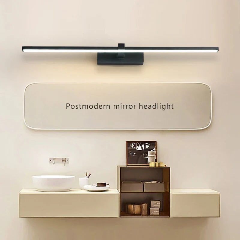 Moderne LED Wandlamp voor Badkamer - 3-Kleur Verstelbare Licht Aluminium LED Spiegel Lamp voor Make-up en Baddertijd