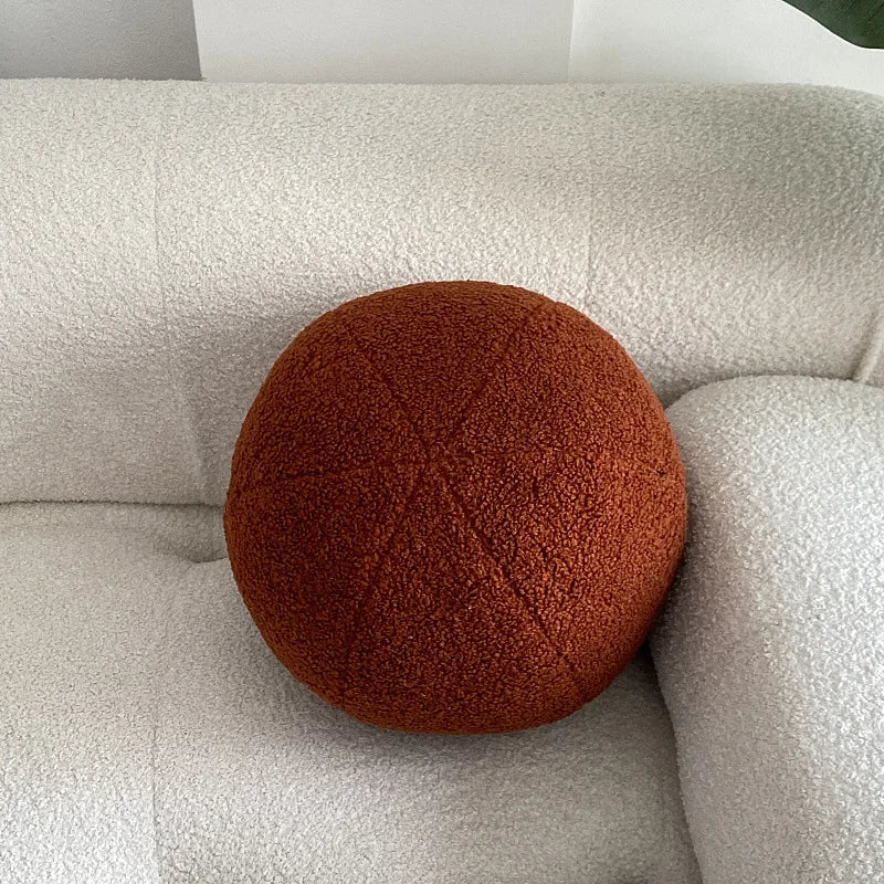 Nordic Bouclé Abstract Kussen – Minimalistisch Pluche Kussen | Troscana