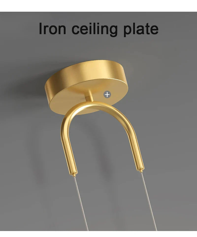 Moderne LED Hanglamp – 2-Weg Binnen Hanglamp voor Woonkamer, Slaapkamer, Eettafel met Aanpasbare 3 Lichtkleuren