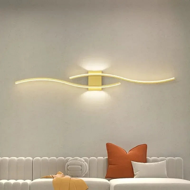 Moderne LED Wandlamp - Zwarte, Witte en Gouden Wandlicht Sconces voor Woonkamer, Slaapkamer, Nachtkastje en Decoratieve Verlichting