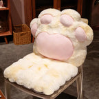 Cozy Cat Paw Pluche Zitkussen