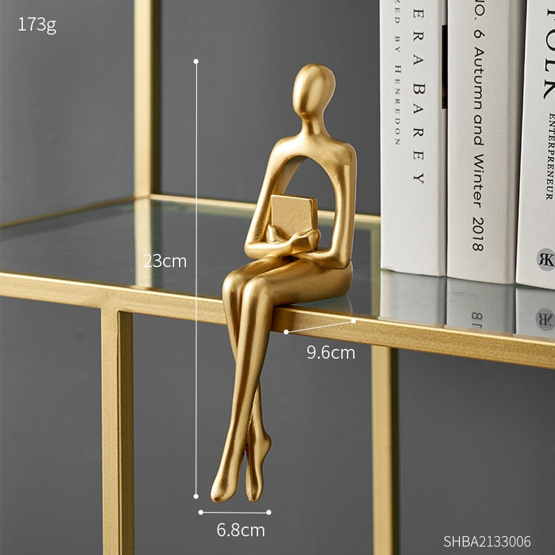 Moderne Figurines Abstracte Woondecoratie Sculptuur