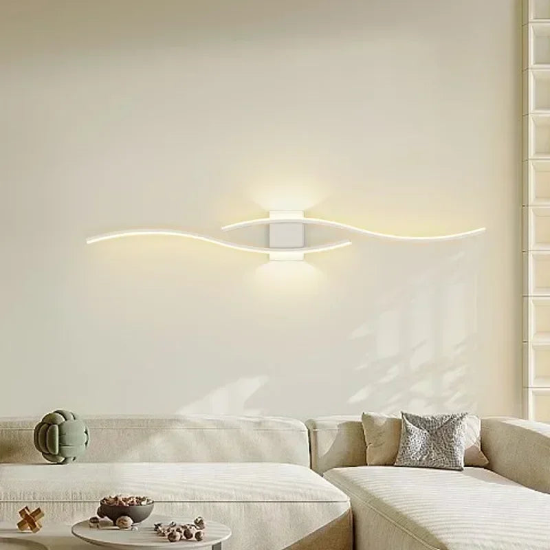 Moderne LED Wandlamp - Dimbare Op- en Neerwaartse Wandlamp voor Slaapkamer, Woonkamer en Interieur Ruimtes