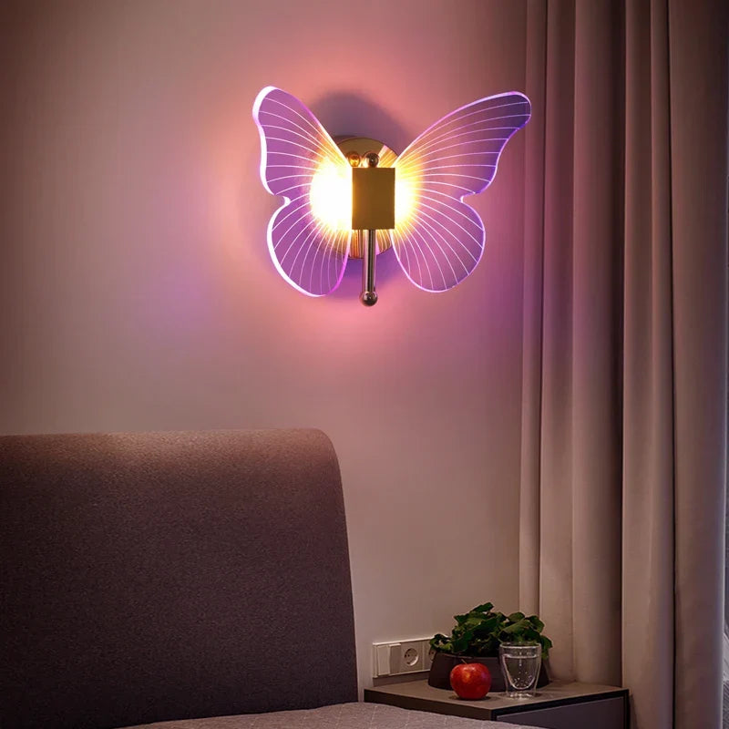 Butterfly LED Wandlamp: Voeg Kleurrijke Elegant toe aan Uw Ruimte