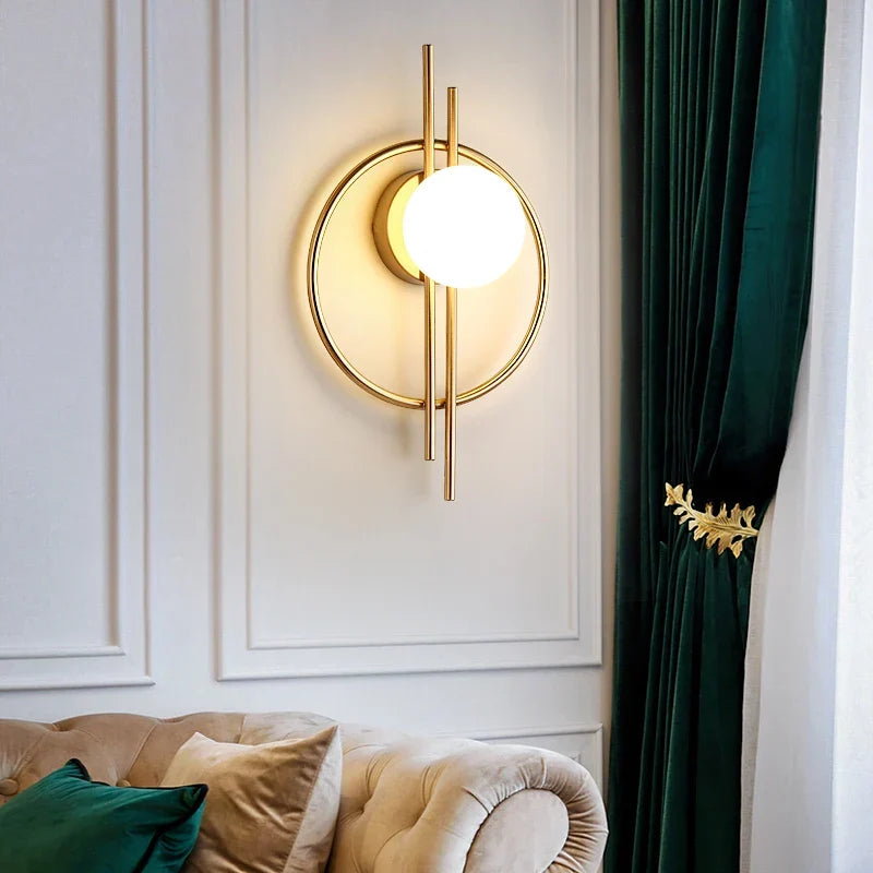 Licht Luxe Moderne Wandlamp voor Woonkamer en Slaapkamer