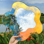 Acryl Bloemen Spiegel |