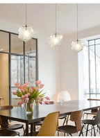 Nordic Glass Hanglamp – Hedendaagse LED Verlichting voor Eettafel, Bar en Entreehal