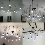 DIY Hanglampen: Moderne Retro Kroonluchter voor Stijlvolle Thuisdecoratie