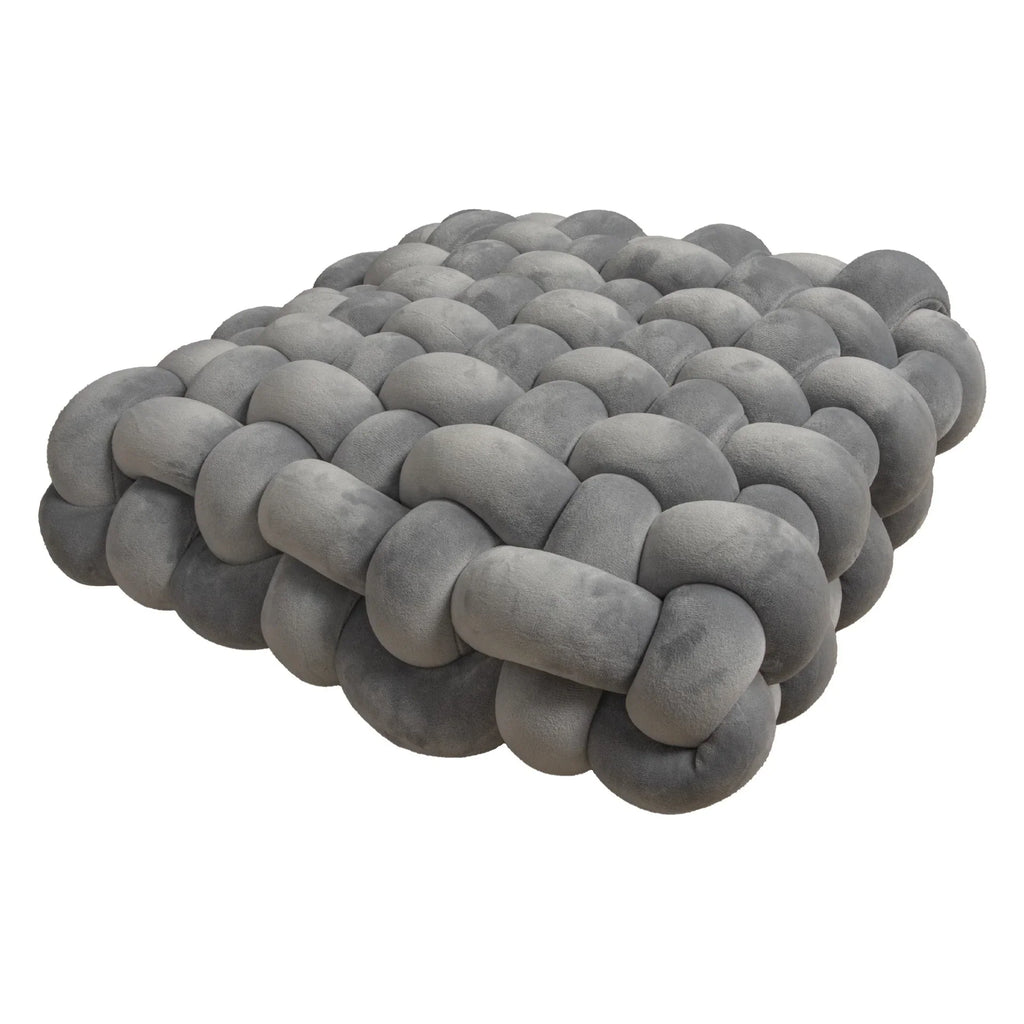 Chunky Woven Knot Cushion | Troscana