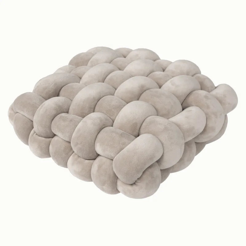 Chunky Woven Knot Cushion | Troscana