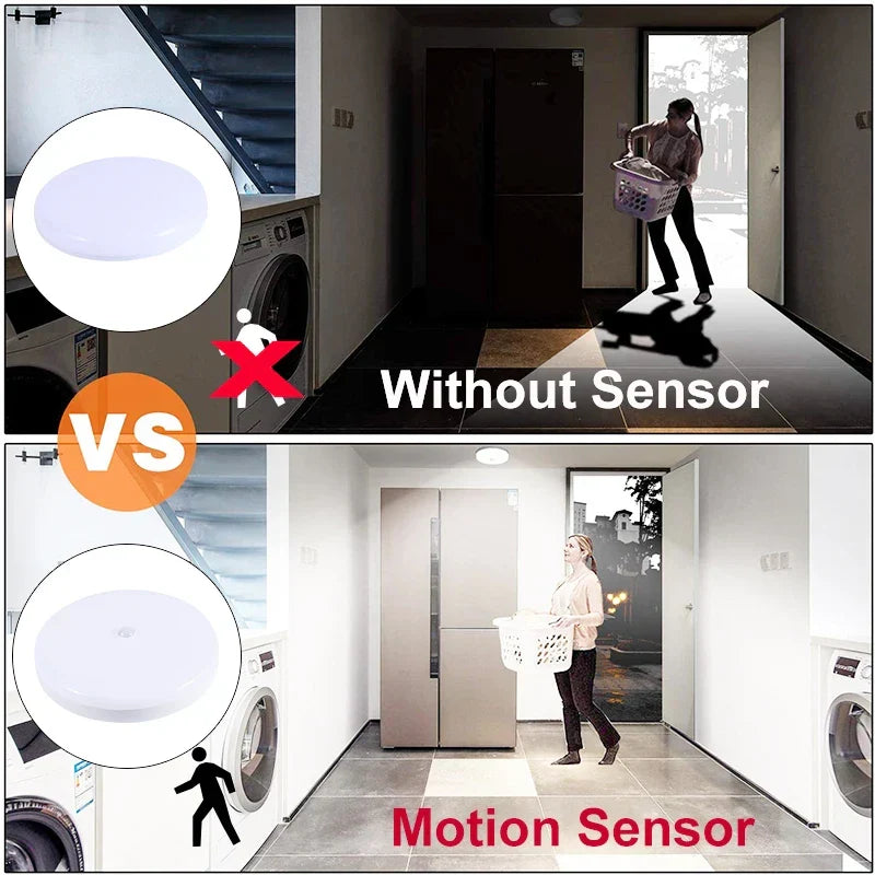LED PIR Bewegingssensor Plafondlamp - Moderne Verlichting voor Slaapkamer, Woonkamer, Trapverlichting